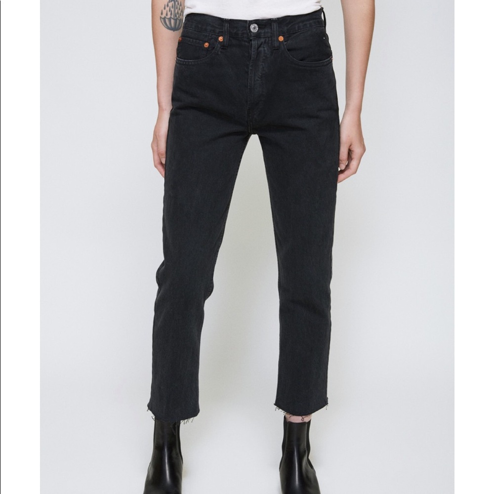 RE/DONE stove pipe jeans